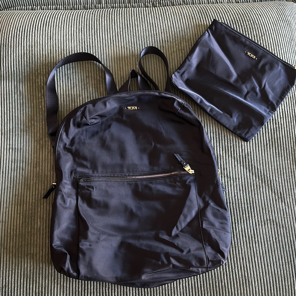 Tumi - Foldable Black Backpack